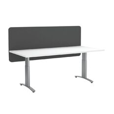 Boyd Visuals Desk Screen Modesty Panel Dark Grey 1200mm