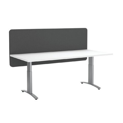 Boyd Visuals Desk Screen Modesty Panel Dark Grey 1200mm