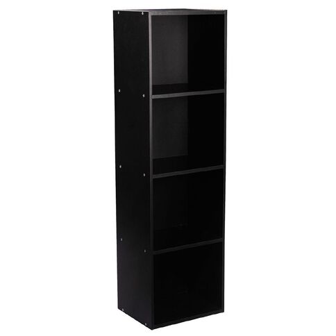 Living & Co Mia Bookcase 4 Tier Black