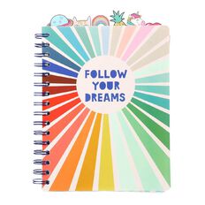 Uniti Spiral Notebook Follow Your Dreams A5