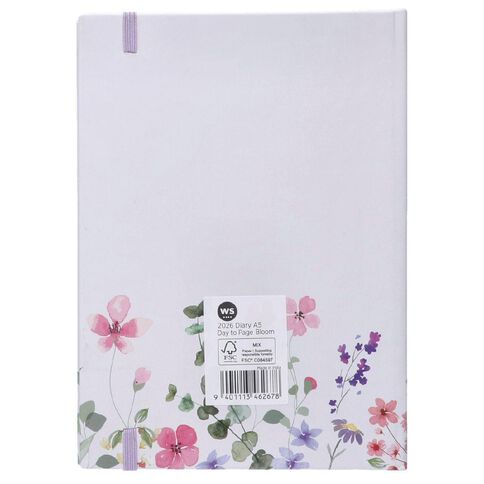 WS 2026 Diary A5 Day to Page Bloom
