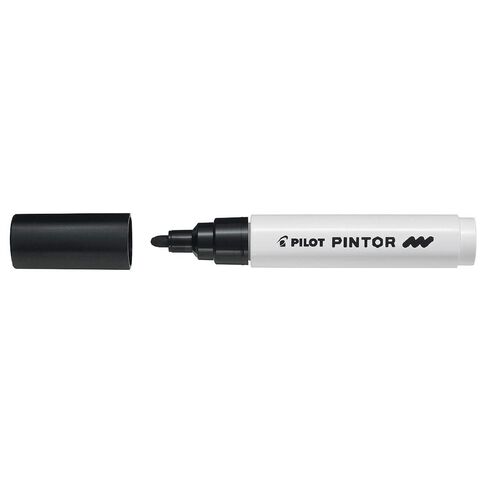 Pilot Pintor Marker Bullet Medium 4.5mm Tip Black
