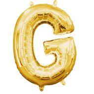 Amscan Small-Size Air Letter G Gold