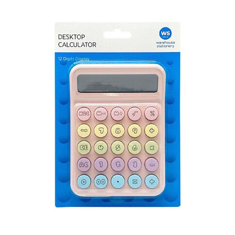 WS Desktop Calculator Pastel Yellow