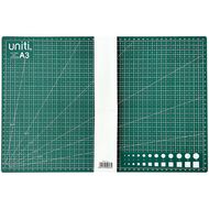 Uniti Cutting Mat 450mm x 300mm x 3mm Green A3