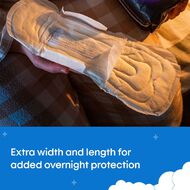 U By Kotex Maxi Overnight Pads with Wings 10 Pack