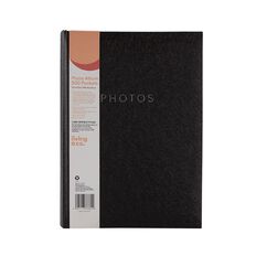 Living & Co Photo Album 300 Pockets 4in x 6in Black 4in x 6in