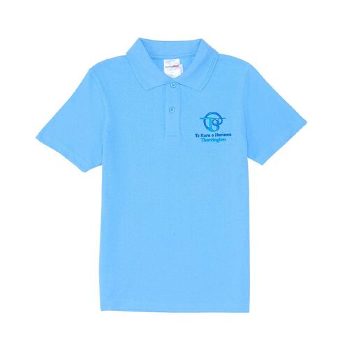 Schooltex Thorrington School New Short Sleeve Polo with Embroidery