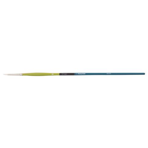 Princeton Snap Brush Long Handle Taklon Round 0 White
