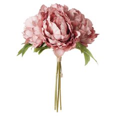 Living & Co Artificial Peony Bunch - 29cm 29cm