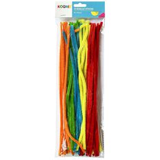 Kookie Chenille Plain Assorted 50 Pack