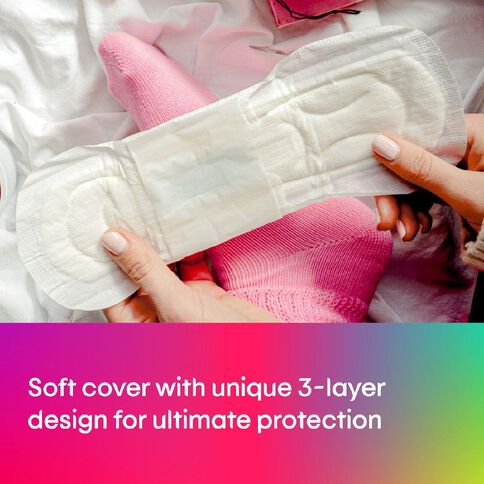 U By Kotex Ultra-thin Super Wings Pads 12 Pack