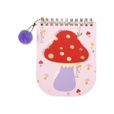 Kookie Mushroom Spiral Small Notebook