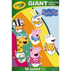 Peppa Pig Crayola Giant Coloring Pages 18 Pages