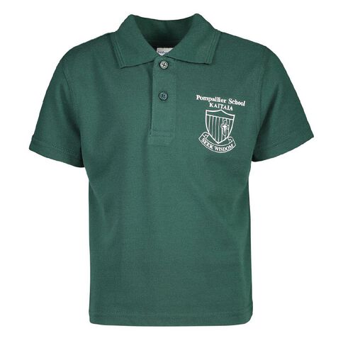 Schooltex Pompallier Short Sleeve Polo with Transfer