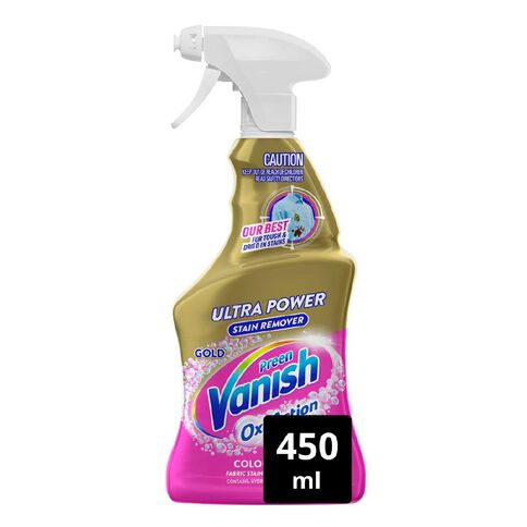 Vanish Preen Oxi Action Gold Stain Remover Ultra Power Spray 450ml