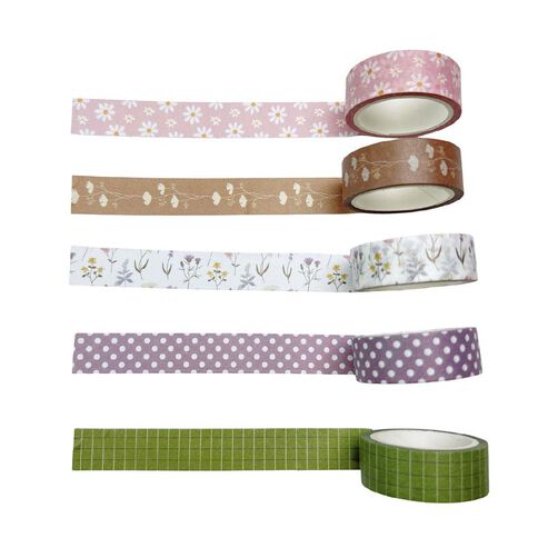Uniti Stationery Country Calling Washi Tape 5 Pack
