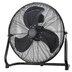 Living & Co High Velocity Floor Fan - 40cm Black