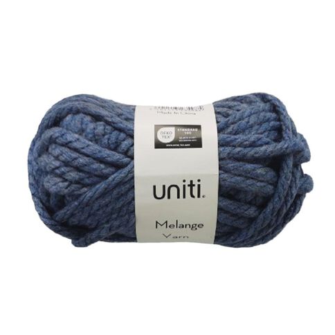 Uniti Melange Yarn Blue 100g