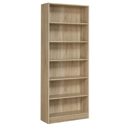 Workspace Soho 6 Tier Bookcase Oak