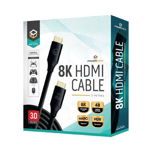 PowerWave 3M 8K HDMI Cable