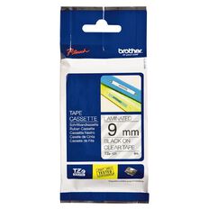 Brother Label Tape Tze121 9mm Black On Clear