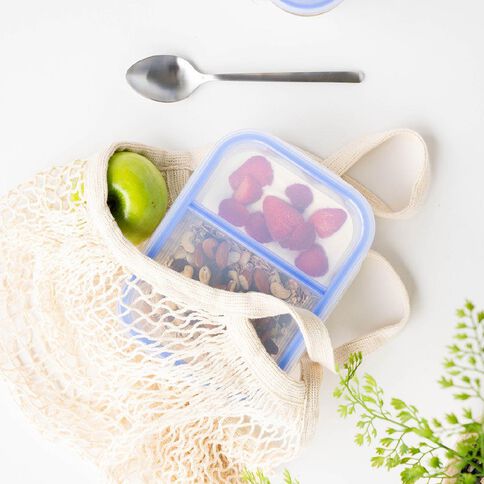 Kate's Kitchen Glass Divided Food Storage