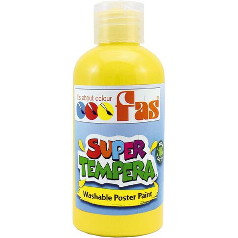 FAS Paint Super Tempera 250ml Yellow Mid