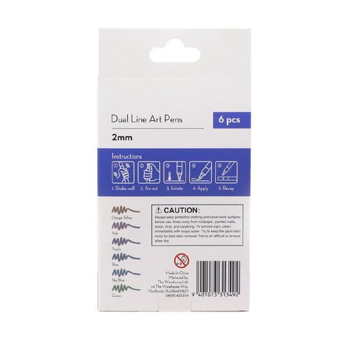 Dual Line Letting Pens