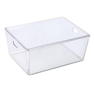 Living & Co Lisse Lidded Organiser Clear 11L