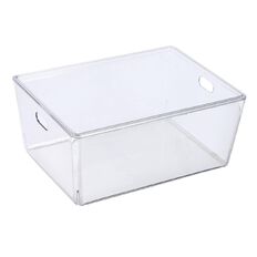 Living & Co Lisse Lidded Organiser Clear 11L