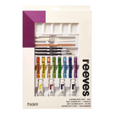Reeves Oil Paints Complete Set White 75ml