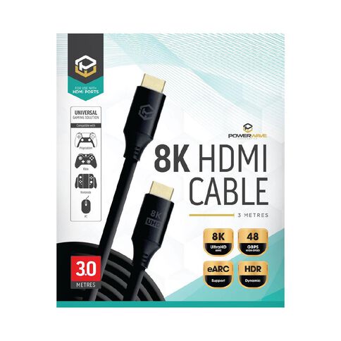 PowerWave 3M 8K HDMI Cable