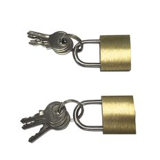 Samson Brass Padlock 20mm 2 Pack