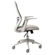 Buro Seating Mondo Soho Chair Light Grey Mesh With Arms