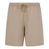 H&H Men's Elastic Waist Plain Drill Shorts
