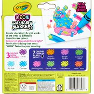 Crayola Washable Markers Neon Assorted 10 Pack