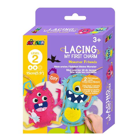 Avenir Lacing My First Charm Animal Friends Assorted