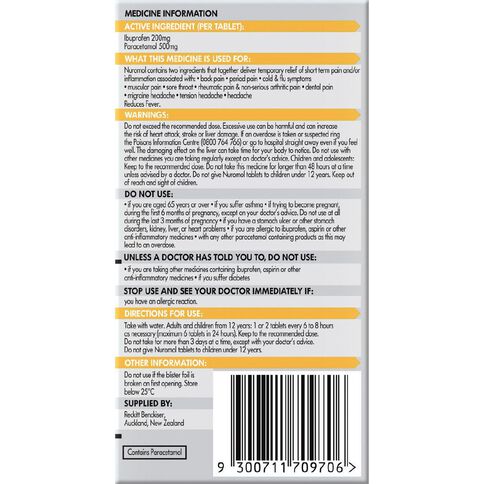 Nuromol 20 Tablets