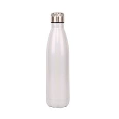 Living & Co Stainless Steel Drink Bottle White 750ml
