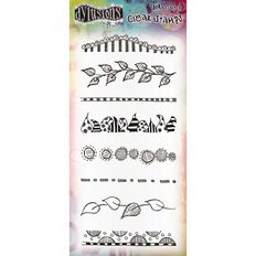 Ranger Dylusions Stamp Clearly Borders