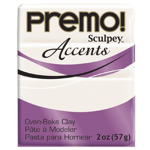 Sculpey Premo Accent Clay 57g Pearl White