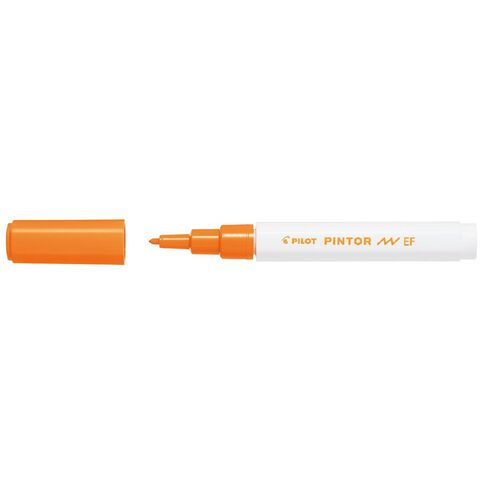 Pilot Pintor Marker Bullet Extra Fine 2.3mm Tip Orange