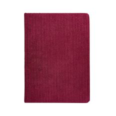 Uniti Stationery Corduroy Notebook A5 Maroon