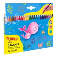 Jovi Plastic Crayons 24 Pack
