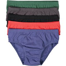 H&H Essentials for Kids' Cotton Briefs 5 Pack