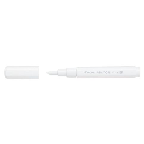 Pilot Pintor Extra Fine 2.3mm Bullet Tip Marker White