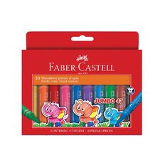 Faber-Castell Jumbo 47 Colour Marker Wallet of 10