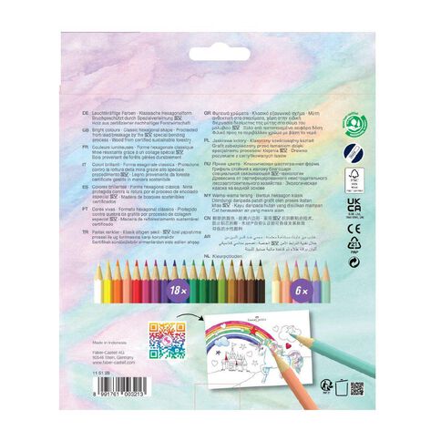 Faber-Castell Unicorn Coloured Pencils