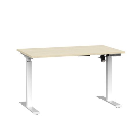 Knights Agile Boost Electric Single Sided Desk Frame White Top